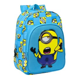 Safta Children's Backpack Adapt.Trolley Minions Mini Static Mullticolor, Estándar, Mullticolor