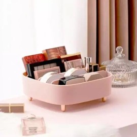 Gita Beurenda 가구 화장대 공간연출 분리가능 화장품정리 모던수납함CS20 Modern Storage Organizer CS20 for Makeup, Removable with Space-Saving Design for Furniture Vanity [Pink]