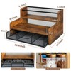 Coffee Syrup Organizer with Drawer - 3-Tier Countertop Coffee Station