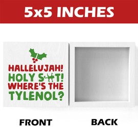Christmas Holiday Decor Xmas Vacation Decor Christmas Holiday Decorations Christmas Vacation Decorations Christmas Vacation Movie Decorations Funny Xmas Decorations 5 x 5 inches