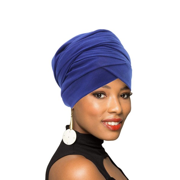 BOBIBI Turban Head Wrap Scarf,African Long Scarf Turban Shawl Hair