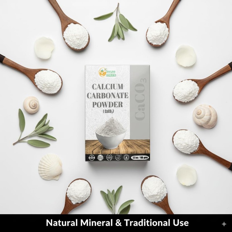 Herbs Botanica Calcium Carbonate Powder Food Grade Calcium Supplement for