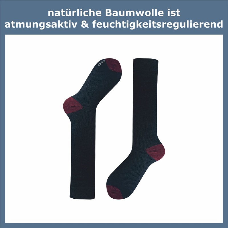 GAWILO Women's & Men's Compression Stockings (4 Pairs) | Support