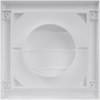 HVAC OV ø4" Inch - Pack of 2 - White