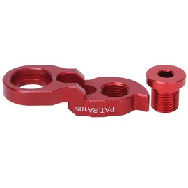 Derailleur Hanger Extender, RA105 Risk Bicycle Rear Derailleur Hanger Extension Bike Frame Tail Hook Extender for 34T-52T(Red)
