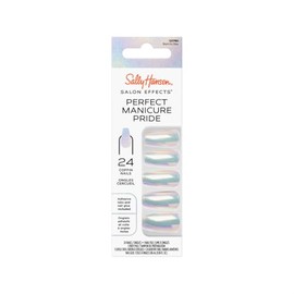 Sally Hansen Salon Effects® Perfect Manicure x Pride, Born To Slay, Press On Nails, Oval Shaped, Non-Damaging Adhesive Tabs, File, and Alcohol Pad Included