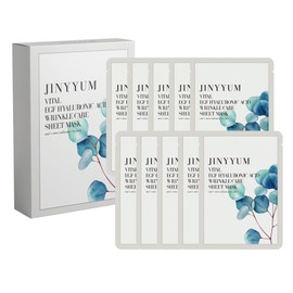 Genieum Vital EZF Hyaluronic Acid Wrinkle Care Sheet Mask 25ml, 10 sheets / 지니윰 바이탈 이지에프 히알루론산 링클 케어 시트 마스크 25ml, 10매