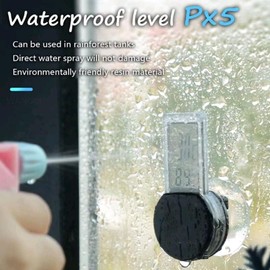 WANGCL Electronic Reptile Hygrometer Waterproof Real Time Lizard Crawler Box Rainforest Tanks Humidity Temperature Monitoring with Built-in Sensor