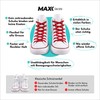 Maxx laces, Flat Elastic Shoelaces with Adjustable Tension, in Various