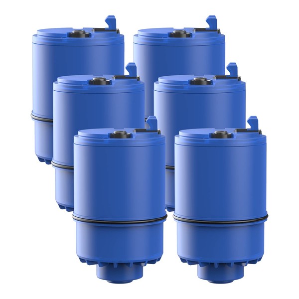 Filterlogic NSF Certified Water Filter, Replacement for Pur® RF9999® Faucet Water Filter, Pur® Faucet Model Pur-0A1,FM-2500V, FM-3700, PFM350V, PFM400H, (Pack of 6),Model No.: FL-FF08