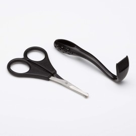 Mikki Dog, Cat Ear and Face Grooming Care Set - Scissors and Comb Set for Face, Ear, Nose and Paw
