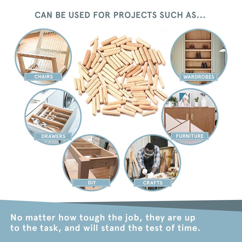 Assorted Wooden Dowel Rods by Smith’s® (90 Pack / M6,