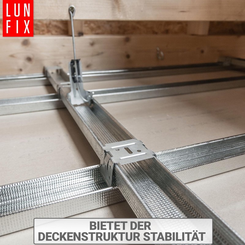 Cross Connector for Plasterboard Ceilings, 60 x 145 x 58