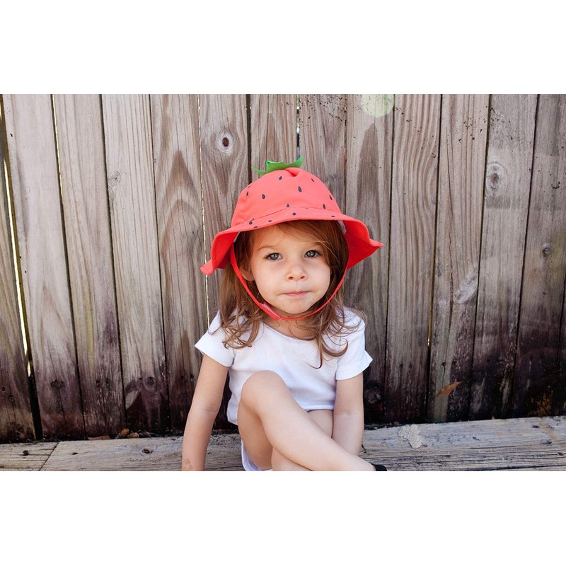 Zoocchini Sun Hat strawberry Small 3-6m, 1 Count