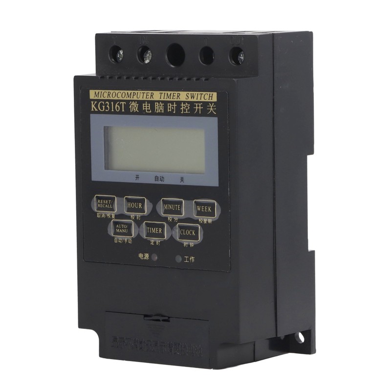 Time Switch Mechanical Timer Auto Controller Power Off Memory 25A