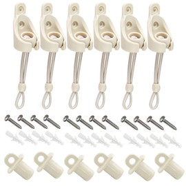 Sunshade Replacement Accessories, Bungee Jumping kit and Cover end 3 Sets, Suitable for Coolaroo External Roller Blinds and Cordless Roller Blinds (Beige)