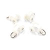 FAPBADRI Runners/Sliders for M Track/Curtain Channel, Colour - White, 50