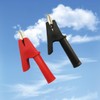 GDQLCNXB Full Insulated Crocodile Clips with 4mm Socket Banana Jack