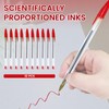 10 Pack Red Ballpoint Pens – 1.0mm Medium Tip Biros