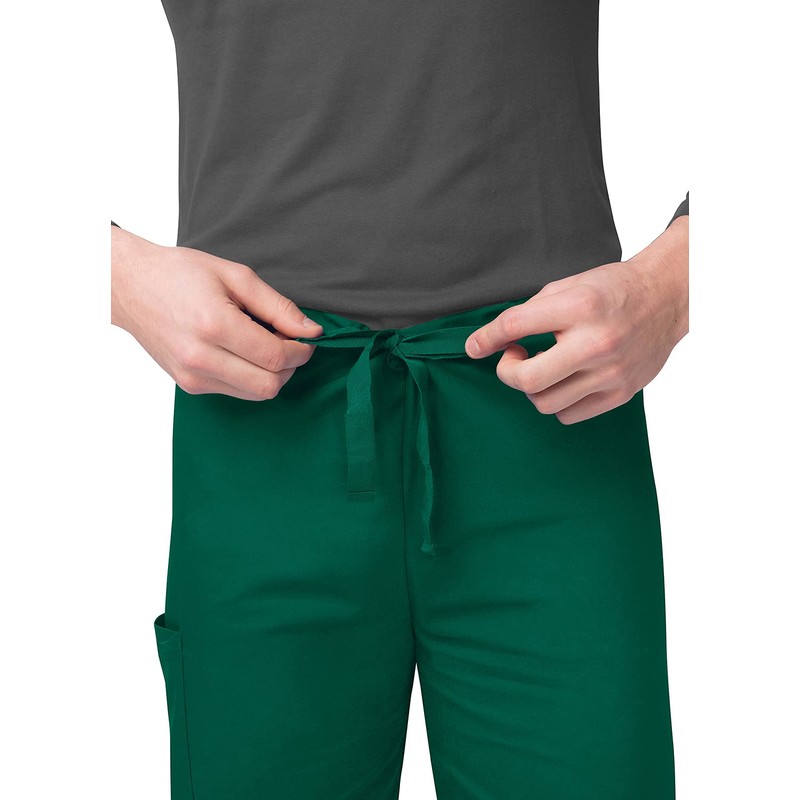 Adar Universal Mens Scrubs - Drawstring Tapered Leg Scrub Pants