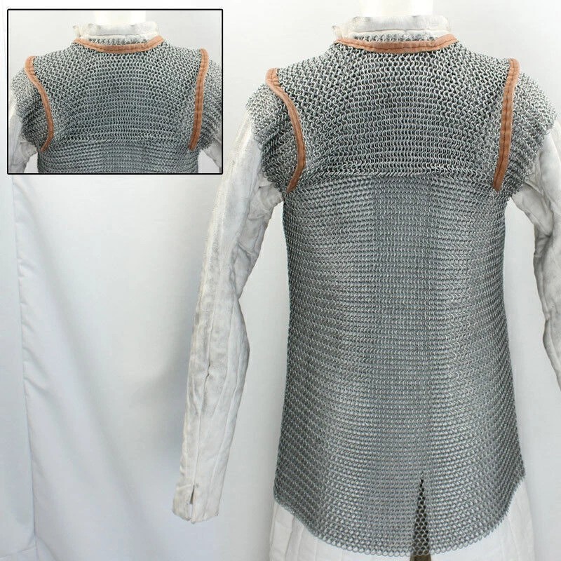 Lorica Hamata Roman Knight Medieval 16g Steel Chainmail Armor Extra