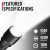 Coast XP14R 4500 Lumen USB-C Rechargeable LED Flashlight with Slide