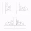10Pcs Soft Close Cabinet Hinge Furniture Concealed Cupboard Door Hinges