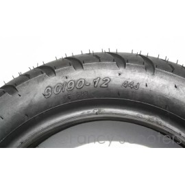 FANCY SCOOTERS Tire 90/90-12 Tubeless Front/Rear Motorcycle Scooter Moped (54J)