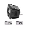 Jayron Digital LCD AC/DC 5V to 277V Hour Meter,Resettable Partial