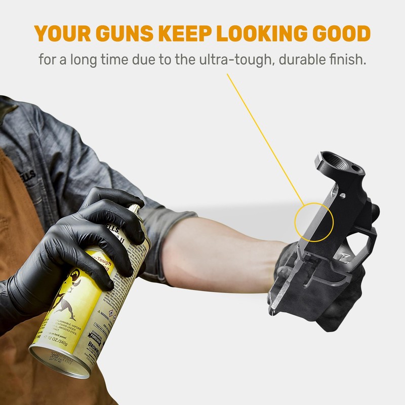 Brownells Aluma-Hyde II Epoxy Based Firearm Finish Spray Coating Protection