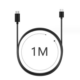 Musiin USB C to Micro USB Cable 3FT - Replacement Microphone Cord - Compatible with Shure MV7, MV5, MV51, MV88+ USB Microphone, MVi Digital Audio Interface - USB-C OTG to Micro USB Cable (Black)