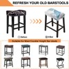 Bifaunvogel Bar Stool Cover Rectangle Set of 2 Printed Stretch
