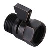 Tenfe Water Flow Control Shut Off Valve, Brass Adjustable Water