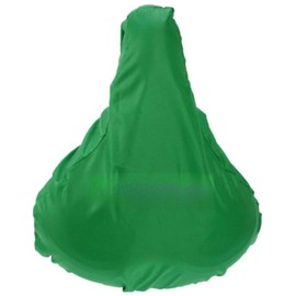 ShirtInStyle Premium Protective Cover Saddle Protector with Your Desired Text, Bicycle, Protection, Cover, Cover, Green
