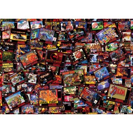 Super Never Ending Showdowns Retro Video Games 1000-Piece Jigsaw Puzzle for Adults, Kids | Interactive Brain Teaser, Educational Toys & Games, Home Activities, Building Sorting Toys for Creative Play