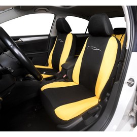 Auto Accessori Lupex Auto Accessori Lupex - 9-teiliges Autositzbezug-Set, universal, Racing, Farbe Schwarz - Schutzbezge fr vorne und hinten, kompatibel mit Limousine und Utilitarie