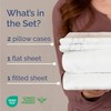 CGK Unlimited Cal King Size 4 Piece Sheet Set - Comfy Breathable & Cooling Bed Sheets Set - Hotel Luxury Bedding for Women, Men, Kids & Teens - Deep Pockets, Easy-Fit, Super Soft & Wrinkle Free - Oeko-Tex - White