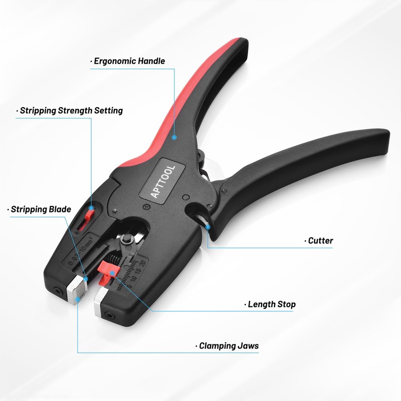 APTTOOL Automatic Wire Stripper, Small Wire Stripping Tool, Wire Stripper