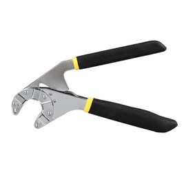 8 Inch Multifunctional Wrench Tool Steel Adjustable Open Wrench Serrated Jaw Bolt Pipe Grab Spanner