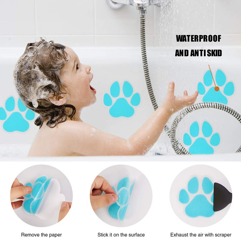 Secopad Non-Slip Bathtub Stickers, 20 Large PCS Safety Bathroom Tubs