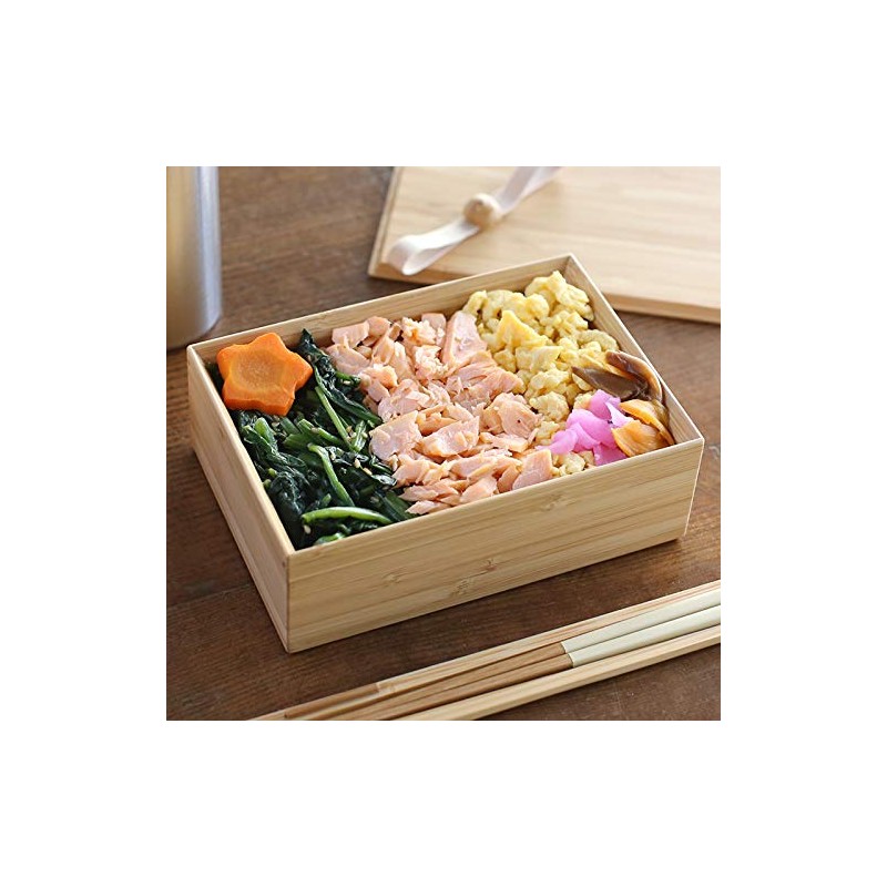 Kochosai Kosuge 1-Tier Lunch Box, Natural