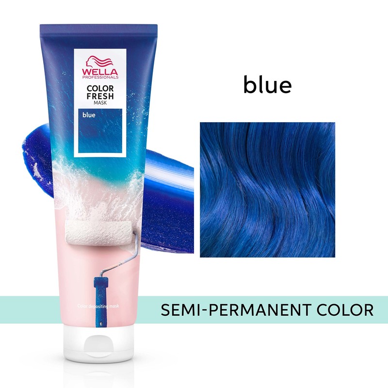 Wella Professionals Care Color Fresh Semi-Permanent Colour Mask - Blue