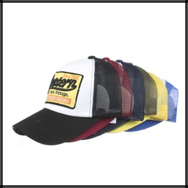 White Fang CA663 Mesh Cap, Damaged Processed, English Letters, For Running, Outdoors, Women's, Men's, Black