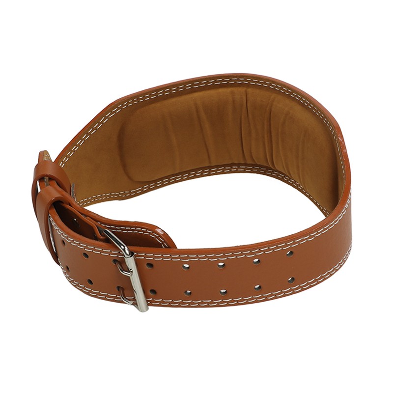 Weight Lifting Belt Waist Protection Adjustable Weightlifting Belt Brown for