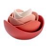 Notakia Salad Bowls, 5 Packs Serving Bowls Porcelain,Lotus Shaped Pasta