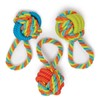 MPP Durable 8 Inch Interactive Dog Rope Tug Toy Dual