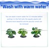 Ameliade Aquarium Plants Fish Tank Decorations Betta Silk Leaf Pad