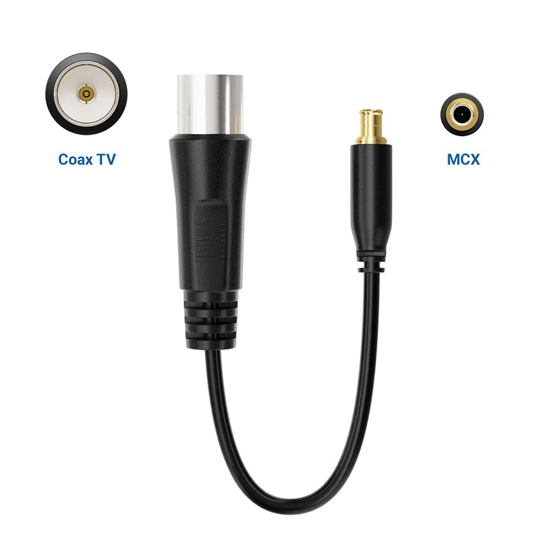 deleyCON Antenna Coaxial to DVB-T Adapter (MCX) - Antenna Female
