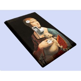Da Vinci Lady with Ermine Switchplate - Switch Plate Cover
