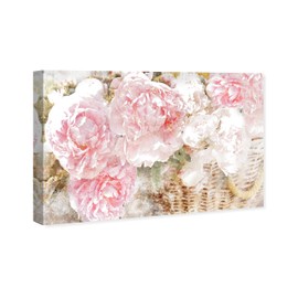 The Oliver Gal Artist Co. Floral Wall Art Canvas Prints 'Basket O' Roses'